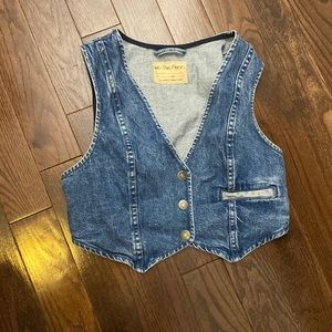 Free People Denim Vest